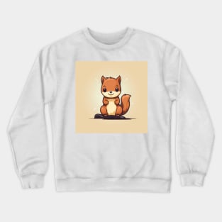 Cute Adorable Kawaii Baby Squirrel Crewneck Sweatshirt